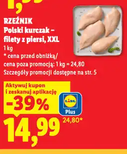 Lidl RZEŹNIK Polski kurczak - filety z piersi, XXL oferta