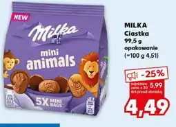 Kaufland Milka mini animals Ciastka oferta