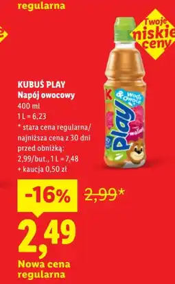 Lidl Kubuś Play Napój owocowy oferta