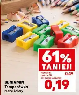 Kaufland BENIAMIN Temperówka różne kolory oferta
