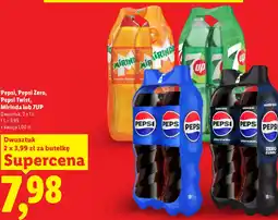 Lidl Pepsi, Pepsi Zero, Pepsi Twist, Mirinda lub 7UP oferta