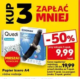 Kaufland Papier ksero A4 oferta
