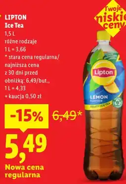 Lidl Lipton Ice Tea oferta