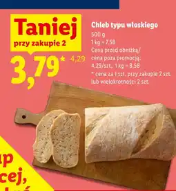 Lidl Chleb typu włoskiego oferta