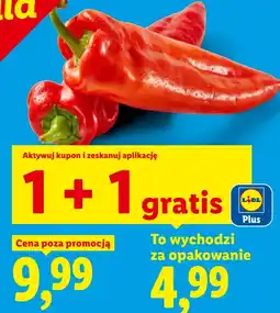 Lidl Papryka słodka spiczasta oferta