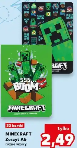 Kaufland MINECRAFT Zeszyt A5 32 kartki oferta
