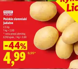 Lidl Ryneczek Lidla Polskie ziemniaki jadalne oferta