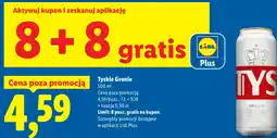Lidl Piwo Tyskie Gronie oferta