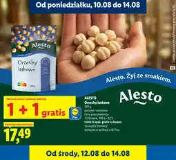 Lidl Alesto Orzechy laskowe oferta