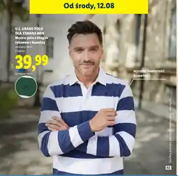 Lidl U.S. Grand Polo dla Esmara Men Męskie polo z długim rękawem oferta