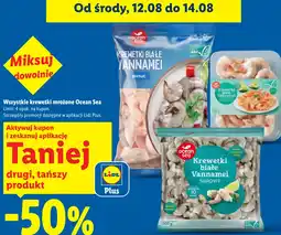 Lidl Wszystkie krewetki mrożone Ocean Sea oferta