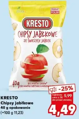 Kaufland Kresto Chipsy jabłkowe oferta