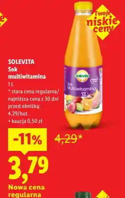 Lidl Solevita Sok multiwitamina oferta
