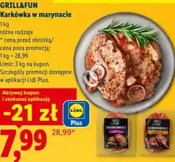 Lidl GRILL&FUN Karkówka w marynacie oferta
