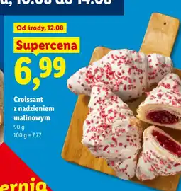 Lidl Croissant z nadzieniem malinowym oferta