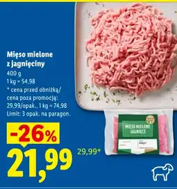 Lidl Mięso mielone z jagnięciny oferta