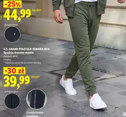 Lidl U.S. GRAND POLO DLA ESMARA MEN Spodnie dresowe męskie oferta