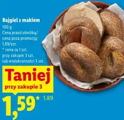 Lidl Bajgiel z makiem oferta