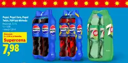Lidl Pepsi, Pepsi Zero, Pepsi Twist, 7UP lub Mirinda oferta