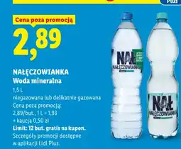 Lidl Nałęczowianka Woda mineralna oferta