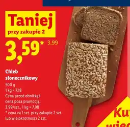 Lidl Chleb słonecznikowy oferta