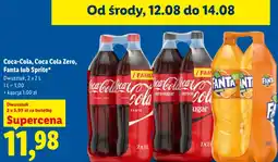 Lidl Coca-Cola, Coca Cola Zero, Fanta lub Sprite oferta