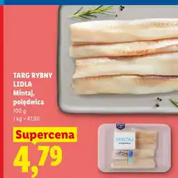Lidl Targ Rybny Lidla Mintaj, polędwica oferta