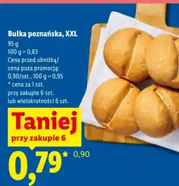 Lidl Bułka poznańska, XXL oferta