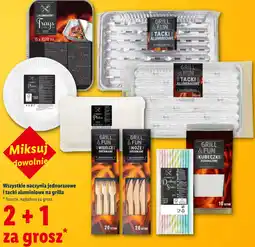 Lidl Naczynia jednorazowe i tacki aluminiowe na grilla Grill&Fun / Paper oferta