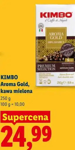 Lidl KIMBO Aroma Gold, kawa mielona oferta