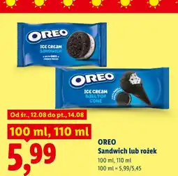 Lidl Oreo Sandwich lub rożek oferta
