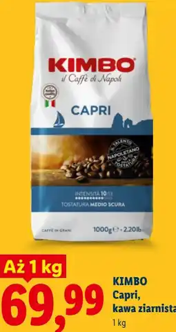 Lidl KIMBO Capri, kawa ziarnista oferta