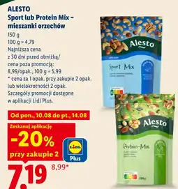 Lidl ALESTO Sport lub Protein Mix - mieszanki orzechów oferta