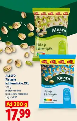Lidl Alesto Pistacje kalifornijskie XXL oferta