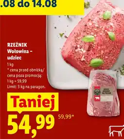 Lidl RZEŹNIK Wołowina - udziec oferta