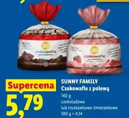 Lidl Sunny Family Czokowafle z polewą oferta