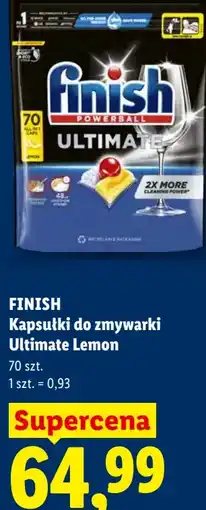 Lidl FINISH Kapsułki do zmywarki Ultimate Lemon oferta
