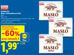Lidl MLEKOVITA Masło z Polskiej Mleczarni 82% oferta