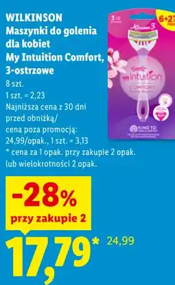 Lidl WILKINSON Maszynki do golenia dla kobiet My Intuition Comfort, 3-ostrzowe oferta