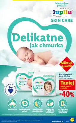 Lidl Pieluszki Lupilu Skin Care oferta