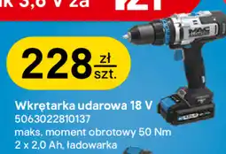 Castorama Wkrętarka udarowa 18 V Mac Allister 5063022810137 oferta