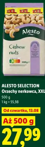 Lidl ALESTO SELECTION Orzechy nerkowca, XXL oferta