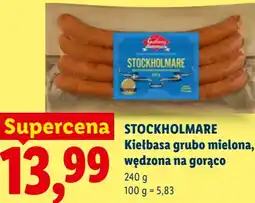Lidl Stockholmare Kiełbasa grubo mielona, wędzona na gorąco oferta