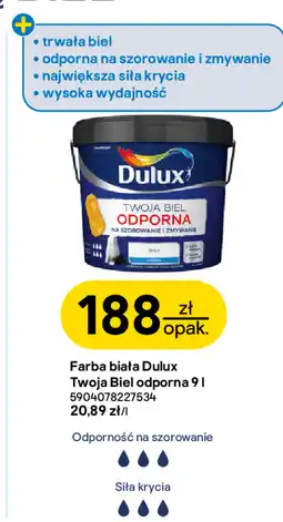 Castorama Farba biała Dulux Twoja Biel odporna oferta