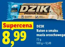Lidl Dzik Baton o smaku masła orzechowego oferta