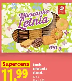 Lidl Cukry Nyskie Letnia mieszanka ciastek oferta