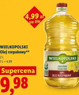 Lidl Wielkopolski Olej rzepakowy oferta