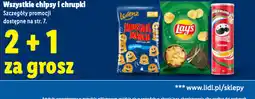 Lidl Wszystkie chipsy i chrupki 2+1 oferta