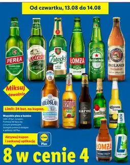 Lidl Wszystkie piwa w butelce, miksuj dowolnie oferta