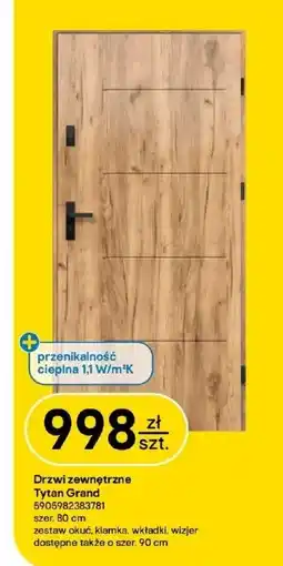 Castorama Drzwi zewnętrzne Tytan oferta